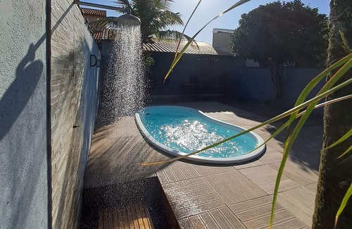 Itaipuacu House | RiqueHouse: Swimming pool and barbecue 500m from the beach