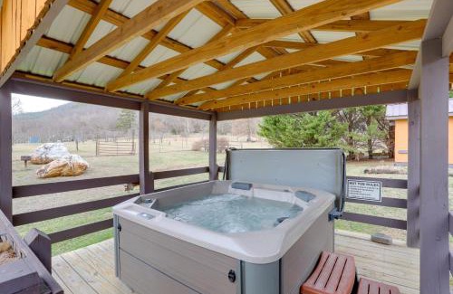 Hot Springs House | River Access and Hot Tub Cozy Hot Springs Cabin