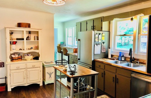 Clyde House | River view, beautiful, peaceful, private 2 bed/2 bath. 20 miles to Ashville