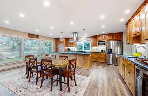 Oak Grove House | Riverfront all-suite home with amazing views, covered deck, & BBQ