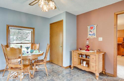 Treece House | Riverfront Baxter Springs Home with Deck and Grill!