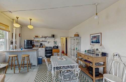 Wiscasset Condo | Riverfront condo w/deck overlooking the water - steps to dining & shopping