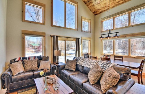 Gunnison House | Riverfront Home with BBQ 2 Mi to Downtown Gunnison!