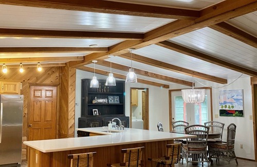 Cotter House | Riverfront House, Sleeps 10, at Wildcat Shoals Boat Ramp, Excellent Bank Fishing