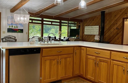 Cotter House | Riverfront House, Sleeps 10, at Wildcat Shoals Boat Ramp, Excellent Bank Fishing