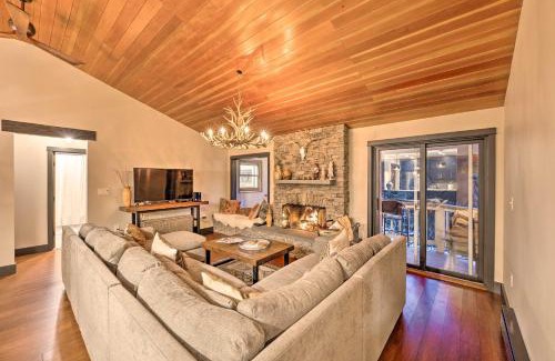 Lincoln Apartment | Riverfront Lincoln Condo 1 Mi to Loon Mountain!