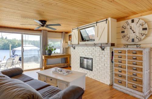 Manchester House | Riverfront New Hampshire Cottage with Boat Dock