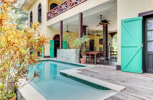 Bullet Tree Falls House | Riverfront Suite, Lovely View, Partial AC, WiFi & Pool