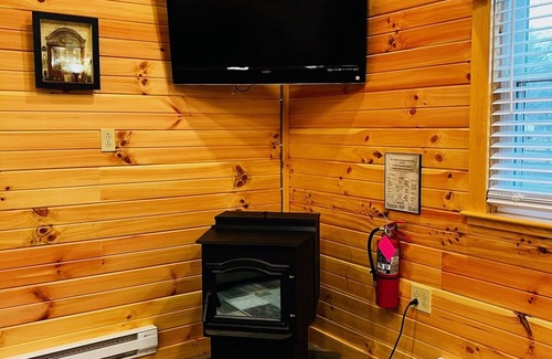 Elkins Cabin | RIVERSIDE RENOVATED 1950's schoolhouse, HOT TUB, Pellet Stove, Pet Friendly