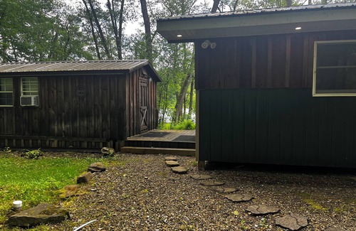 West Hickory Cabin | Riverside Retreat on 425' of Allegheny River frontage with large, flat area