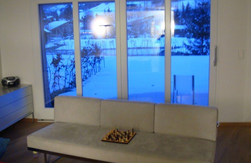 Val d'Illiez Apartment | riverside walk, ski slopes nearby bike rides, garden, mountain views