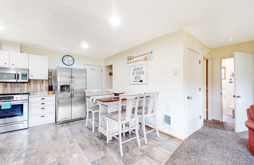Reedsport House | Riverview retreat with game room | walk to dining | near beach, dunes, lakes