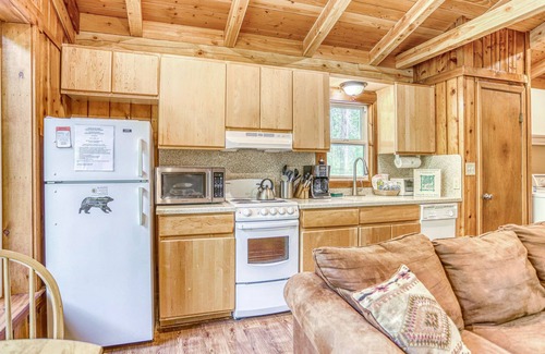 Brightwood Cabin | Riverwood Hideaway - Romantic, Secluded Riverfront Cabin, Hot Tub, Dogs Welcome