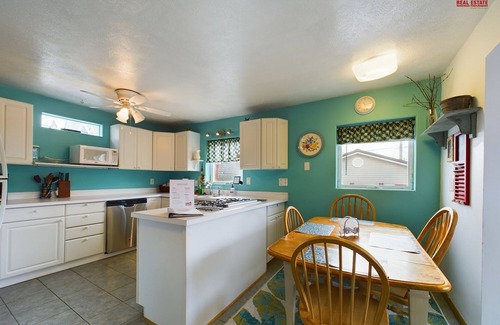 Munising House | Rock House-Downtown Munising with Private Patio, Garage, Fire-pit & BBQ Grill