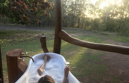 River Heads Cabin | Romantic getaway on 75 acres with outdoor bath