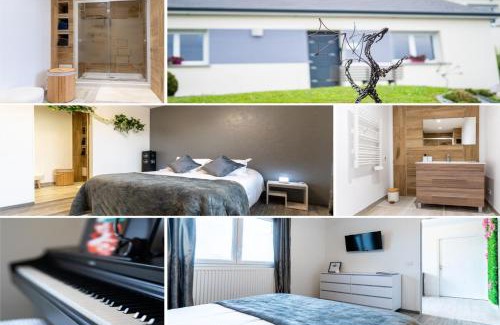 Saint-Clair-sur-l'Elle Bed & Breakfast | Romantic Room