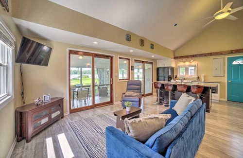 Brimfield House | Rome City Waterfront Oasis with Beach and Dock!