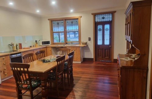 Duncan House | RoolagoonHomestead large deck and large gardens ideal for families. Pet friendly