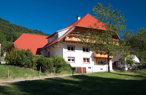 Winden im Elztal Apartment | Room 'Gästezimmer Hörnlebergblick' with Shared Terrace, Shared Garden and Wi-Fi