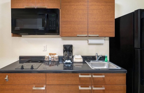 Rapid City Hotel | Room Near WaTiki, Dino Park, and Reptile Gardens! Pets Allowed! With Kitchen!