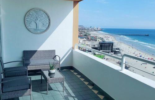 Centro Playas Apartment | Rosarito BeachfrontCondo Resort walk to Papas&Beer