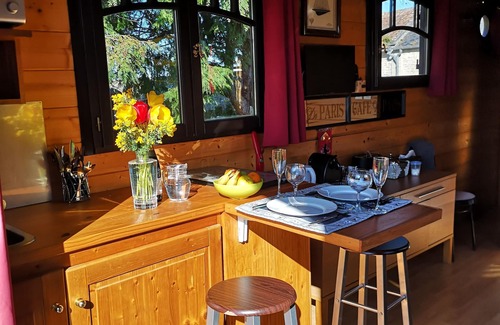 Le Manoir Ski Chalet | Roulotte Spa & Sauna - Le Domaine de Manoir