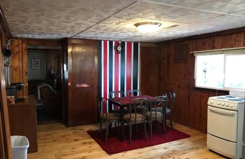 Luzerne House | Royce’s Outpost Rustic cabin nearby trails