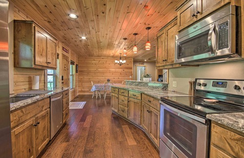 Eucha Cabin | 'RuKaRaSa Cabin' w/Yard & Dock at Grand Lake