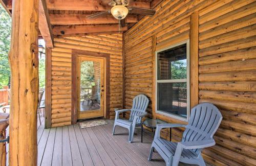 Eucha House | RuKaRaSa Cabin with Yard and Dock at Grand Lake