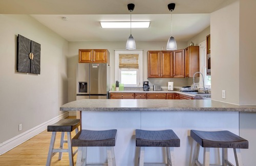Hixton House | Rural Dog-Friendly Hixton Home: BBQ Ready!