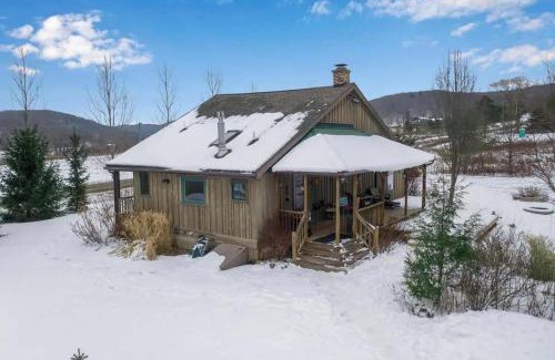 Great Valley House | Rustic Cabin Wood Fireplace & Large Deck