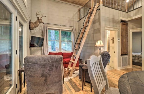 Tallassee House | Rustic-Chic Riverfront Home with Dock, Deck and Canoes