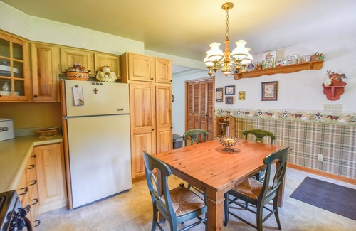 East Leroy House | Rustic Hills Retreat.a scenic home on beautiful lake front property.