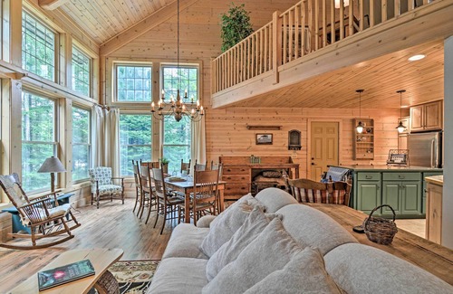 Tower House | Rustic + Modern Home w/Fire Pit on Tower Pond!