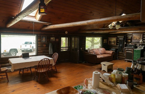 West Fairlee Cabin | Rustic, secluded lodge with fishing ponds and hiking trails in charming Fairlee