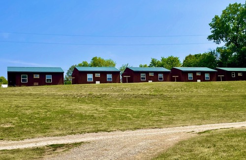 Moscow Cabin | Rustic Sleeping Cabin #15 sleeps up to 12 guests. Cabin with no water.
