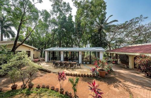 Wadgaon Villa | SaffronStays Foresta By The Lake, Kamshet -7 acres estate with lake on 3 sides, pool, veg only multi cuisine meals