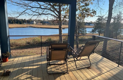 Fairhaven House | Salt Marsh Sanctuary on Nasketucket Bay-the Blu Haus!