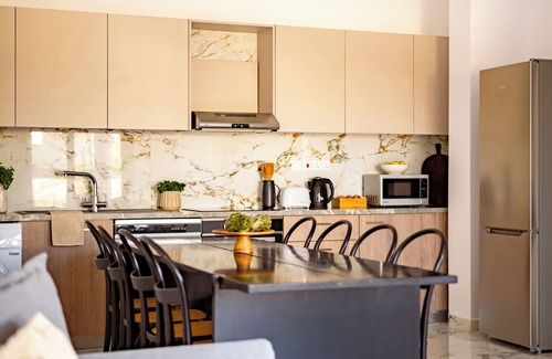 Agios Tychon Apartment | Sanders River Plaza - Smart 2-Bdr Apt with Terrace