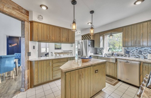 Orleans House | Sandy Beach Retreat | Lakefront on Big Spirit Lake