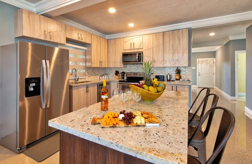 St. Ann's Bay Villa | Sandy Bottoms Beach Villa, Smart Home Located on the Beach with Mountain Views