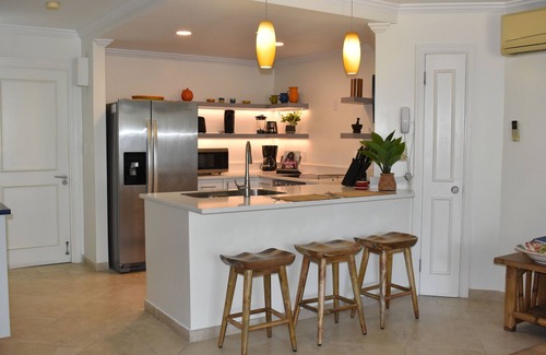 St. Lawrence Gap Condo | Sapphire Beach - Luxury beach side split level self catering apartment