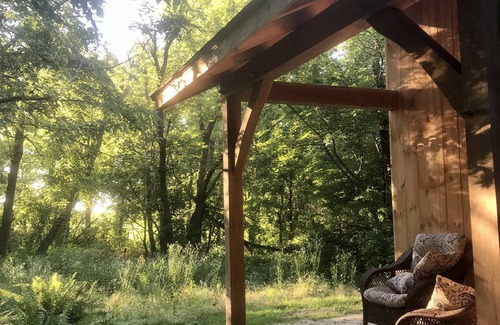 Decorah Cottage | Scandinavian Timber-frame Cottage with Hiking Trails in Decorah