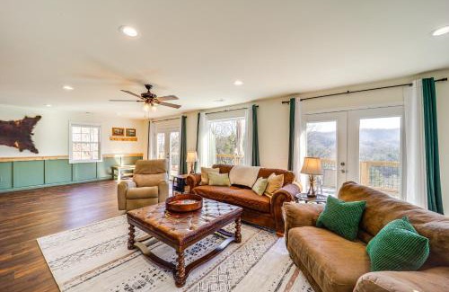 Ferguson House | Scenic Mtn Views and Fire Pit Modern Lenoir Retreat