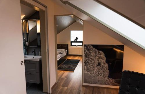 Siglufjorður Apartment | Scenic Penthouse - Ocean view & skylight windows
