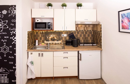 Podoli Apartment | School Apartment by metro stop Vyšehrad