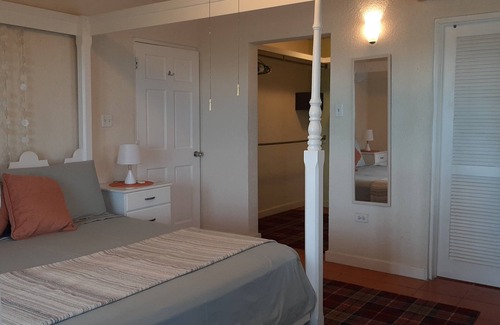 Fryes Beach Apartment | Sea View Terrace, enjoy a short walk to the beach & beautiful evening sunsets.