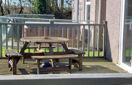Saint Ann's Chapel House | Seanicview lodge with great views over the country side and own fenced decking.