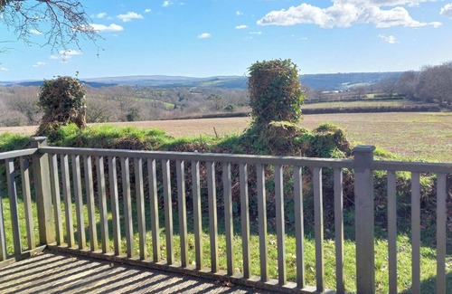 Saint Ann's Chapel House | Seanicview lodge with great views over the country side and own fenced decking.
