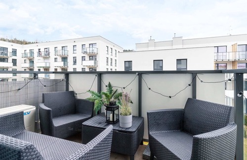 Gdynia Apartment | Seaside Terraces 13 | 10 Guests |AC | Parking
